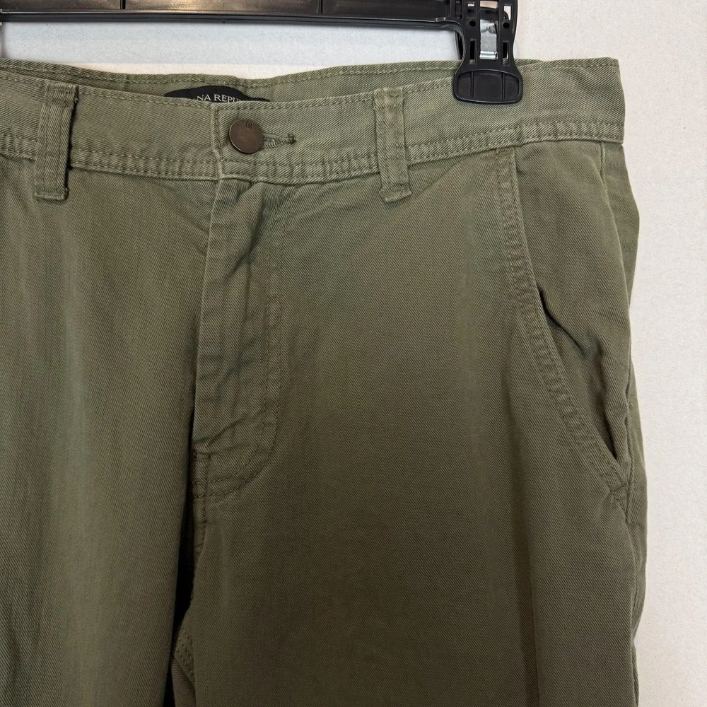 Banana‎ Republic Pants Mens 30x30 Green Athletic Fit Chino Tapered Cotton Casual
